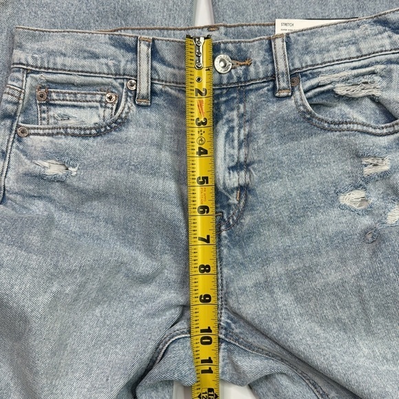 American Eagle Super High Rise Ankle Straight Jeans Size 4 - Picture 8 of 12